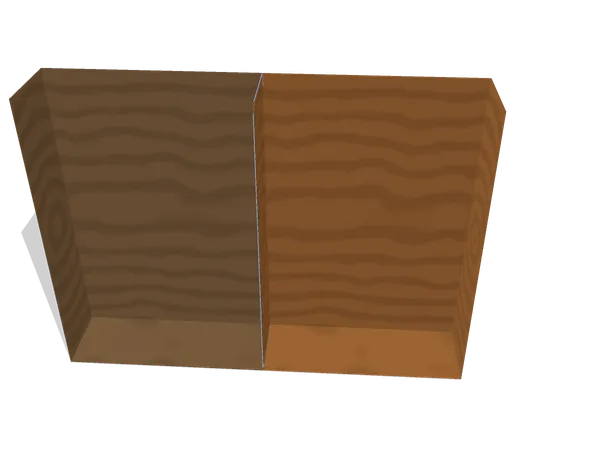 Butt joint, assembled