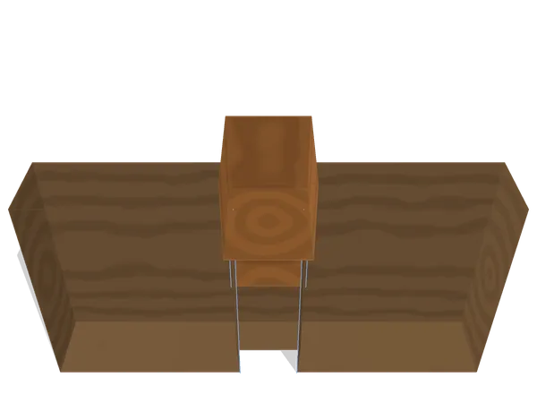 Sliding dovetail joint, assembled