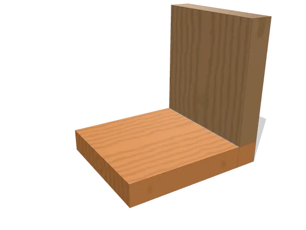 Dovetail joint, assembled